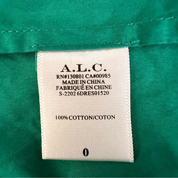 A.L.C. Alexa cutout ruffled tiered pleated cotton-poplin mini dress - Picture 12 of 13